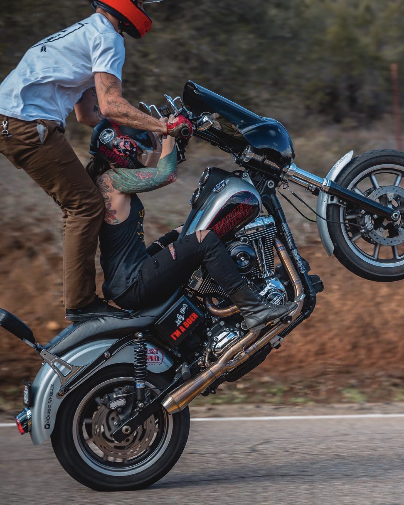 Harley-Davidson post